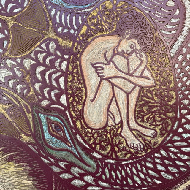 Leda and the Swan Relief Block by Kurt Bingler, 1978 For Sale - Image 14 of 18