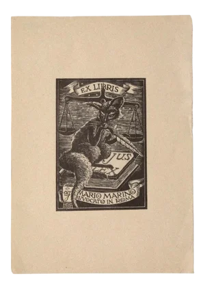 Attilio Giuliani - Woodcut - Early 20th-Century