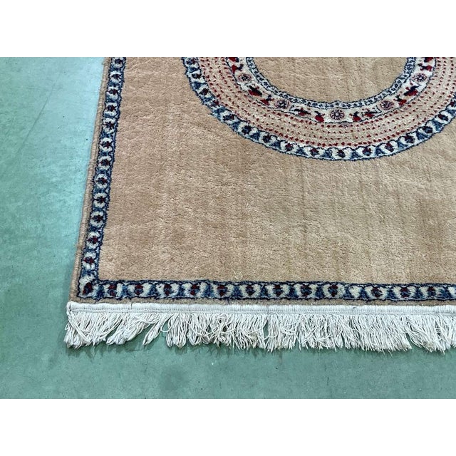 Textile Handmade Woolen Iraqi Rug For Sale - Image 7 of 9