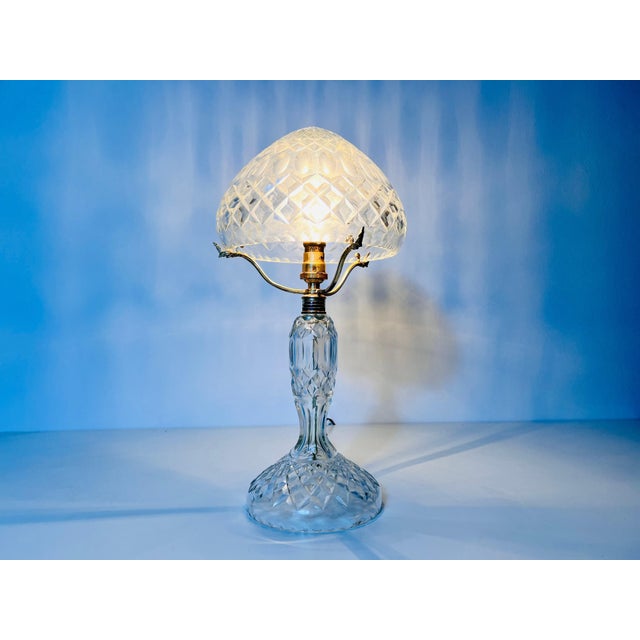Art Deco Glass Table Lamp, Germany, 1940s For Sale - Image 9 of 10
