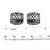 Silver 1990s Pair of John Hardy Estate Mens Dot Cufflinks Sterling Silver For Sale - Image 8 of 8