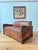 French Leather Mustache Back Sofa Bed, 1930s For Sale - Image 4 of 9
