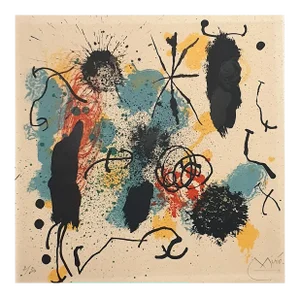Joan Miro - I Work Like a Gardener - Lithograph - 1964