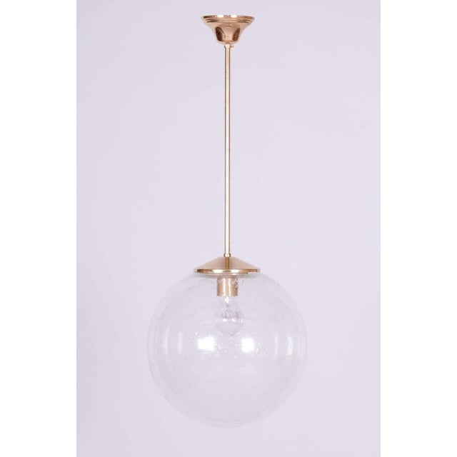 Maker: Kamenický Šenov This stylish and highly elegant chandelier, originating from the 1960s from Czechoslovak production...