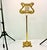 1950s Hollywood Regency French Empire Style Brass Lyre Sheet Music or Book Stand For Sale - Image 11 of 15