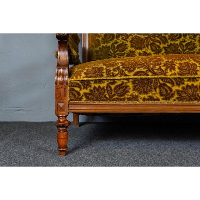 Gründerzeit Sofa and Armchairs, Late 19th Century, Set of 3 For Sale - Image 12 of 18
