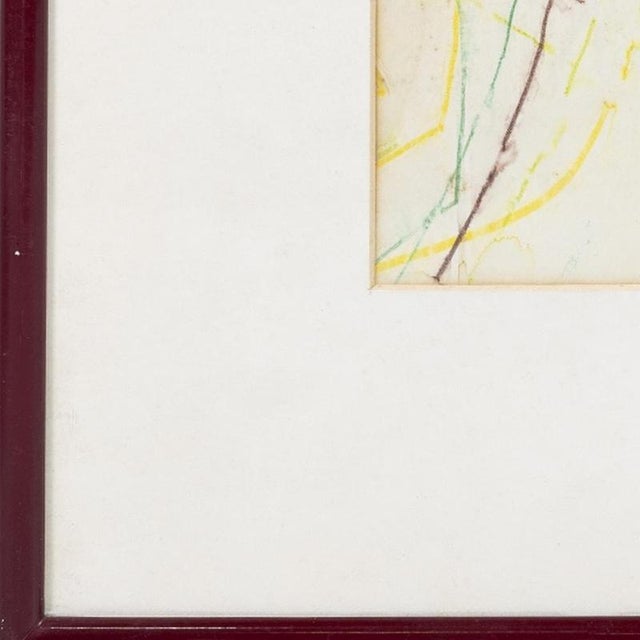 Modern Porto School Artist, Untitled, 20th Century, Mixed Media on Paper For Sale - Image 3 of 6