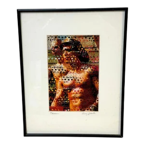 Larry Schulte ‚ÄòFireman‚Äô 2003 , Cut, Woven & Painted Photograph Mixed Media