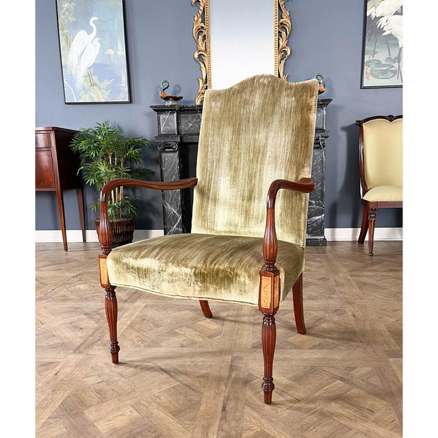 Traditional 1990s Vintage Hickory Lolling Chair For Sale - Image 3 of 10