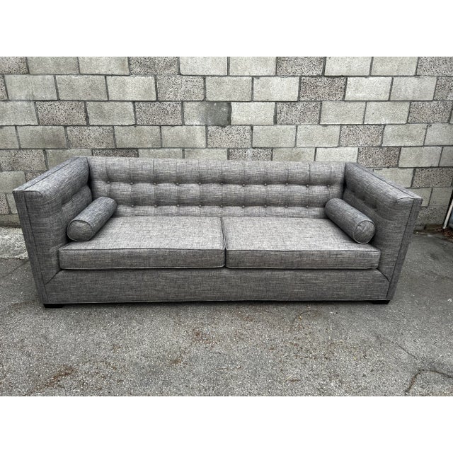 Ralph Lauren Fabric Classic Tuxedo Sofa For Sale - Image 10 of 10
