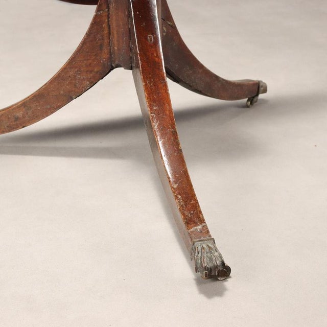 Wood Sail Table in Mahogany For Sale - Image 7 of 10