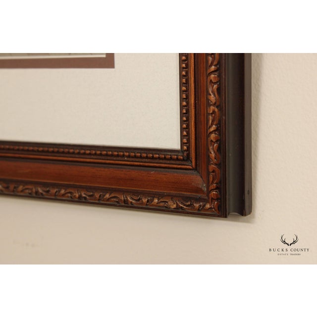 Michel Delacroix 'Marchand de Farine' Framed Numbered Lithograph For Sale - Image 9 of 18