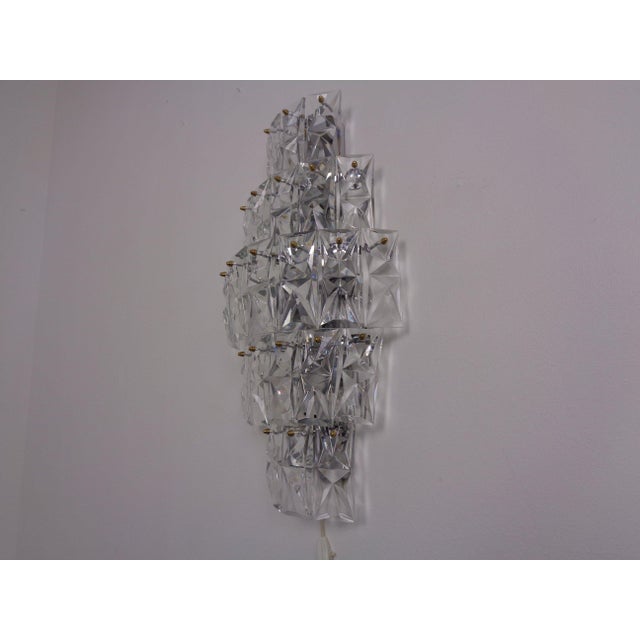 Large Crystal Glass Flush Mount from Kinkeldey, Germany, 1970s For Sale - Image 6 of 18