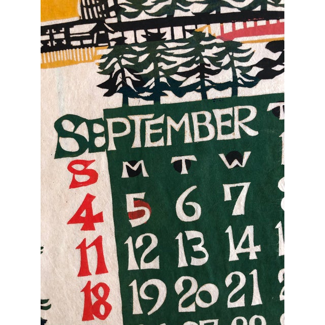 september-1966-vintage-japanese-calendar-month-chairish