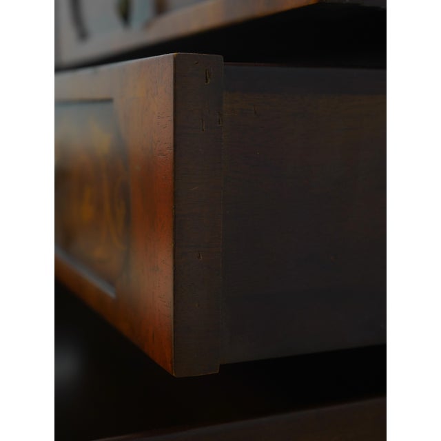 1990s Maitland Smith Italian Neoclassical Style Inlaid Chest For Sale - Image 5 of 18