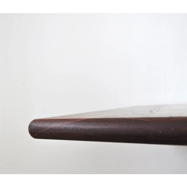 Drop Leaf Side Table in Solid Teak and Oak by Hans J. Wegner for Getama For Sale - Image 12 of 17