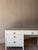 Vintage Simmons Metal Desk With Original Square Pulls, C 1940s For Sale - Image 10 of 15