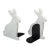 Marble and Steel Bunny Bookends by Alessandra Grasso, Set of 2 For Sale - Image 6 of 7