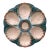 Majolica Oyster Plate Sarreguemines, Circa 1870 For Sale