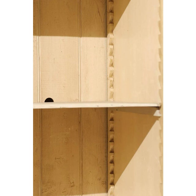 7’ Ft Tall English Coffee Bar With Adjustable Shelves and Drawers For Sale - Image 10 of 11