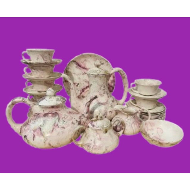 Stunning artwork from California Sascha Brastoff in the Surf Ballet-Pink this was produced 1940s - 1960s Featuring hand...