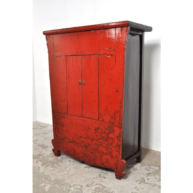 Antique Pine Cabinet, 1890s For Sale - Image 9 of 12