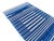 Blue Handmade Cotton Natural Vegetable Dyed Flat Weave Reversible Blue and White Striped Rug - 8'x10' For Sale - Image 8 of 11