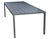A Vintage Restoration Hardware Modern Outdoor Table in Aluminum. The Legs may be removed for Shipping/ storage.