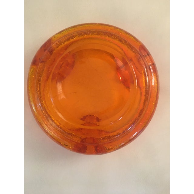 Viking Glass Company 1960s Viking Glass Company Ashtray For Sale - Image 4 of 5