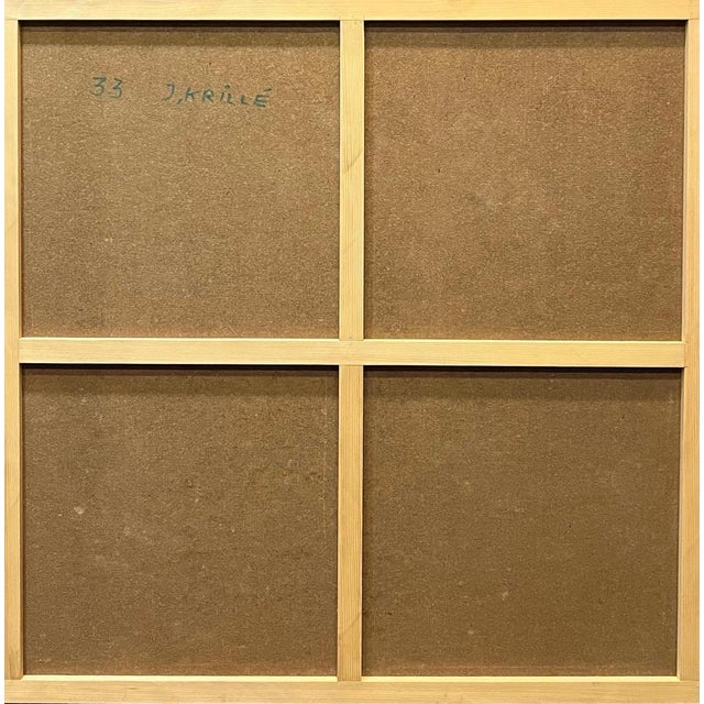 Jean Krille, Landscape 141, Oil on Masonite For Sale - Image 12 of 14