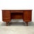 1950s 1950s Danish Teak Executive Desk W/ Rear Shelving For Sale - Image 5 of 12