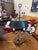 Hot Water Bottle Lamp with Silver Metal Base, in Good conditions. Designed before 1890 European Plug (up to 250V).The...