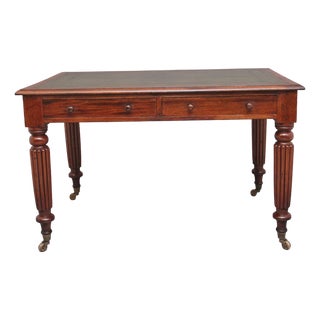 Antique Mahogany Partners Writing Desk, 1840 For Sale
