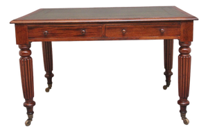 Antique Mahogany Partners Writing Desk, 1840