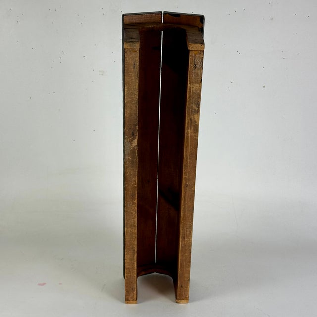 Vintage Mid 20th Century Handmade Wooden Train Tunnel, Decorative Home Accent For Sale - Image 9 of 9