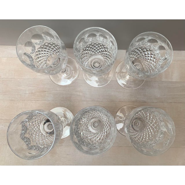 Late 20th Century Waterford Champagne Glasses Set of 6 For Sale In Los Angeles - Image 6 of 8