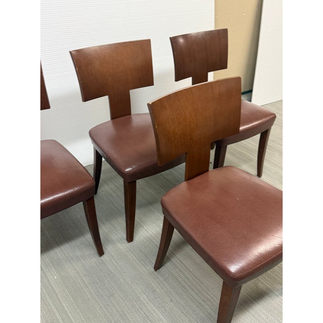 Jennifer Morla for Conde House Morla Collection Verve Dining Chairs, Set of Four For Sale - Image 10 of 12