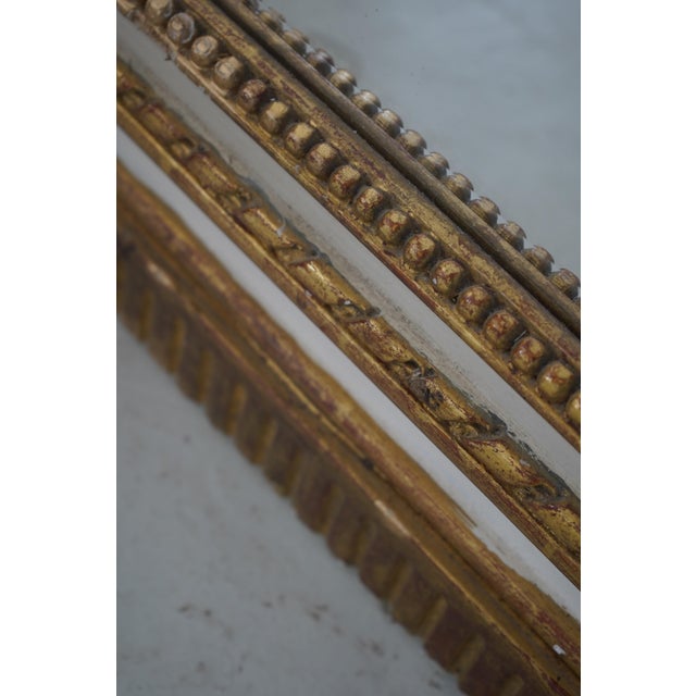 French Louis XVI 19th Century Rams Head Pier Mirror For Sale - Image 11 of 16