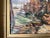 1950's S. Wolfson Fishing Dock Coastal Landscape Oil Painting For Sale In Miami - Image 6 of 12