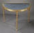 Small Half Moon Table with Bronze Aged Mirror Top from Maison Baguès, 1950s For Sale - Image 4 of 16