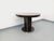Vintage Round Dining Table in Ebony Wood and Chrome-Plated Metal, 1970s For Sale - Image 6 of 18