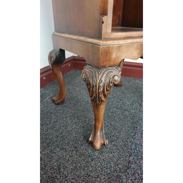 Wood Vintage Cabinet in Walnut For Sale - Image 7 of 8