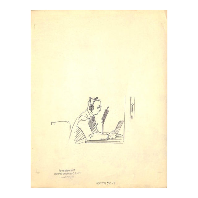 Original 1944 Pencil Drawing From Hi, Guy! The Cinderella Horse by Paul Brown 13 For Sale
