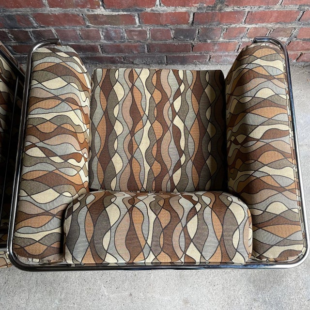 Brown Le Corbusier for Jack Carwright Pair of Lc2 Club Chairs For Sale - Image 8 of 13