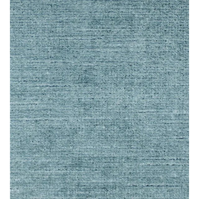 The House of Scalamandré Persia Fabric, Nordic Blue For Sale