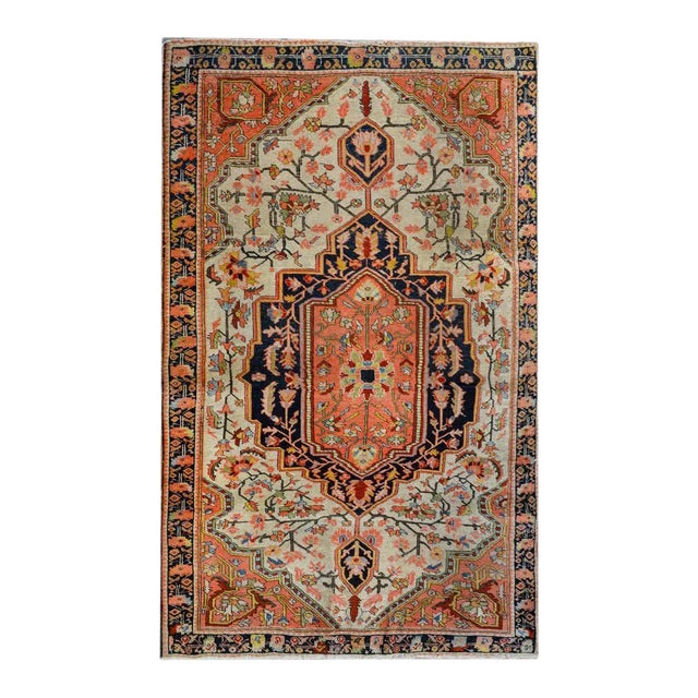 Wild Early 20th Century Sarouk Farahan Rug For Sale