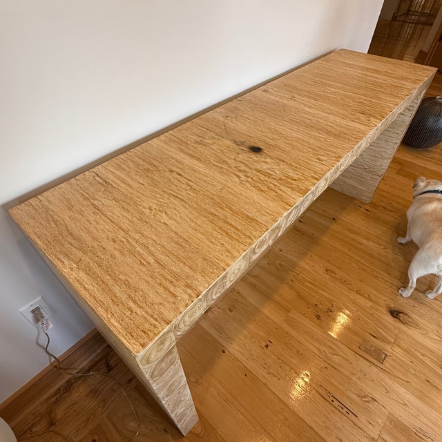 Wood Parsons Style Console Table For Sale In Washington DC - Image 6 of 12