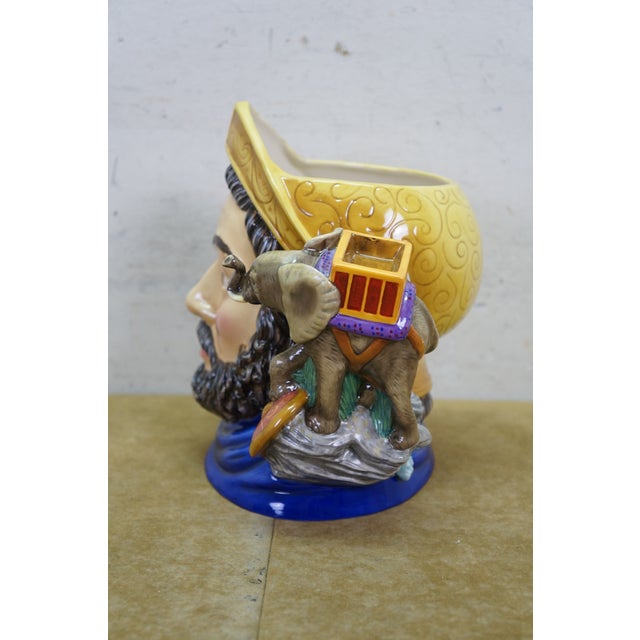 Ceramic Royal Doulton English Traditional Hannibal Great Military Leaders Toby Character Jug For Sale - Image 7 of 12