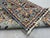 Blue Gray and Red Floral Wool Runner Rug, Persian Style, 2'9" X 9'7" For Sale - Image 12 of 17