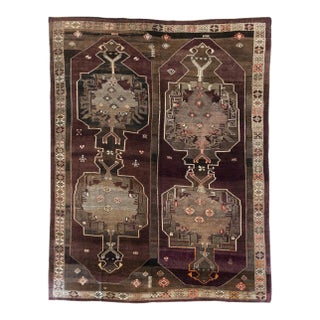 Galerie Shabab Collection Mid-20th Century Handmade Turkish Anatolian Tribal Room Size Carpet For Sale